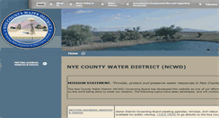Desktop Screenshot of nyecountywaterdistrict.net